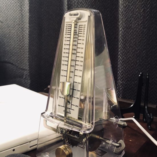 A metronome can be thought of as a symbol of regularity - like, the regularity of creating something new every day - even for five minutes.